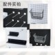 洞洞板圆孔金属多功能p带边框置物架G定制挂墙展示架超市饰品挂板