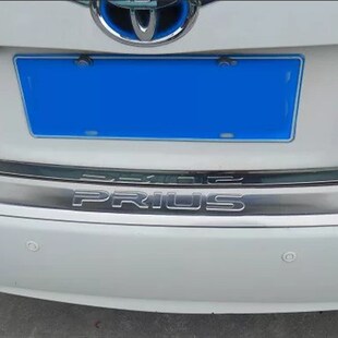 普锐斯PRIUS 30系12-13-15年尾门后杠饰条装Q饰防擦撞后杠护板改