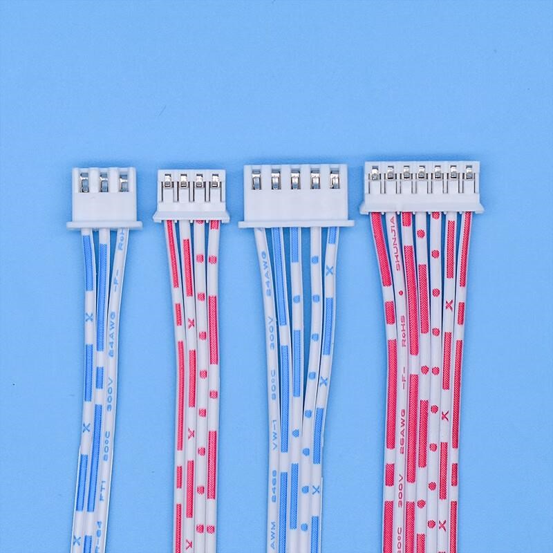 保安捷PH2.0红白端子线排s线插头连接线端子6P-200mm-双头同向100