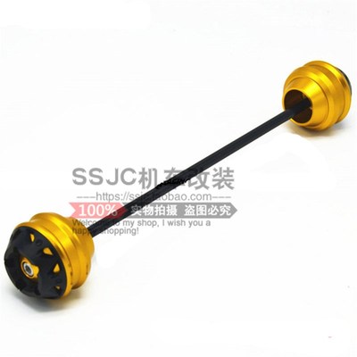 ZX10R eZX-10R NINJA1000 改装CNC前轮防摔球 防摔胶 棒 专用