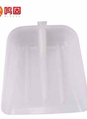 鸣固农用工具塑料i锹除雪铲推雪板小号白色长445mm宽405mm含柄1.2