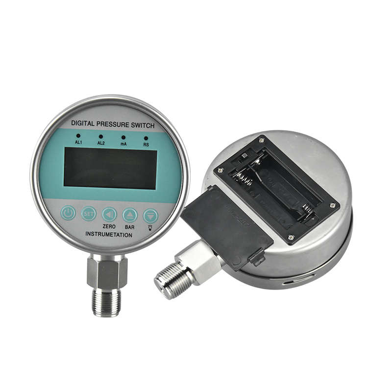 高精度智能不锈钢精密电子远传耐震A真空数显电接点压力表0-1.6mp