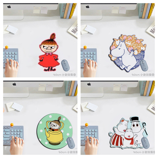 可爱河马姆明亚美史力奇 卡通异形鼠标垫超大号电脑笔记本便携