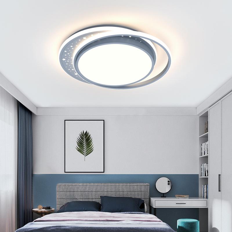 卧室灯吸顶灯网红主卧儿童房间灯现代简约轻奢浪漫书房灯北欧灯具