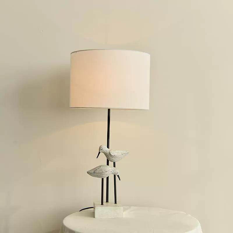 法式乡村手工可爱小鸟台灯美式复古温馨卧室床头灯样板房书房台灯,机械设备,橡胶设备,淘宝优惠券,粉丝福利购,淘宝优惠卷