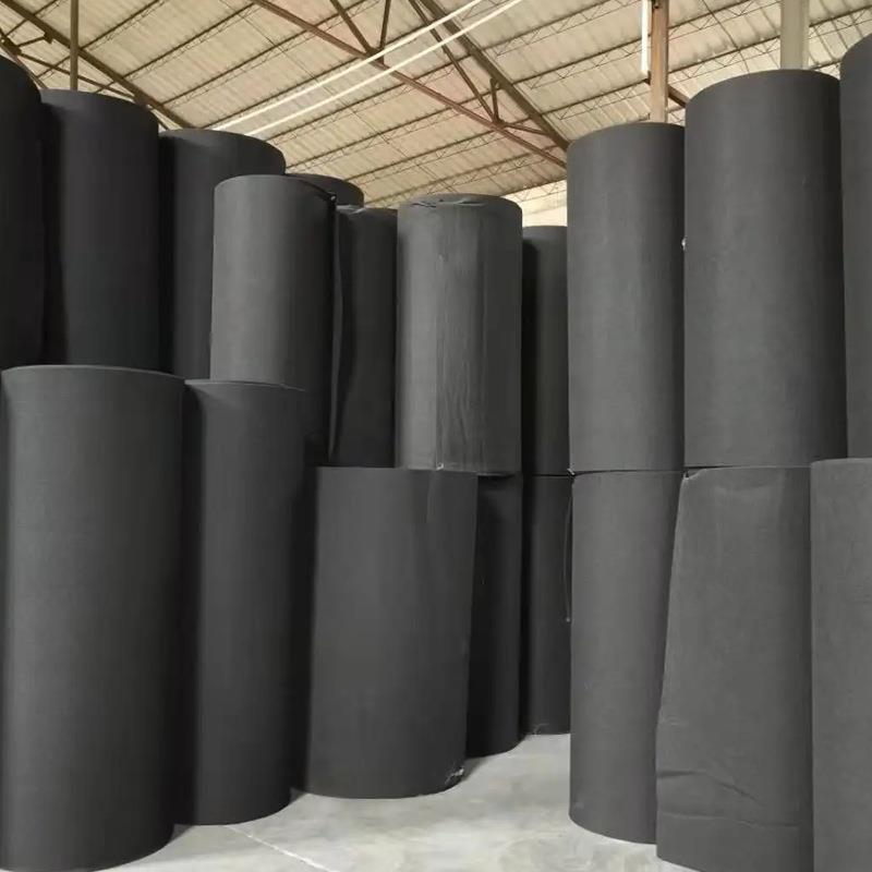 厂家活性炭纤维状过滤器黑色活炭纤维毯活性过滤空气过滤棉