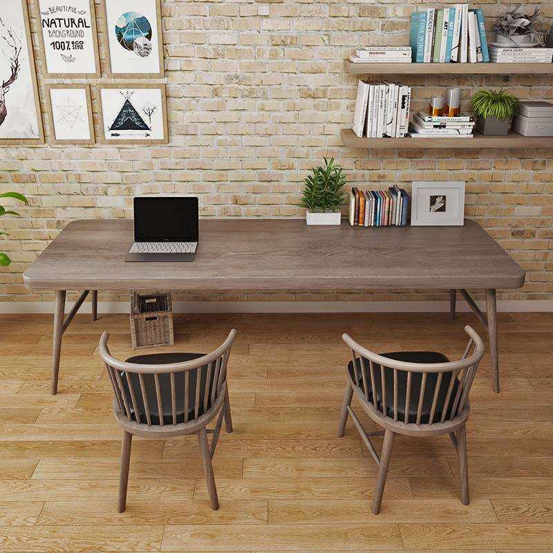 北欧实木书桌家用小户型长方形儿童学习桌书房简约双人办公桌,玩具/童车/益智/积木/模型,其它,淘宝优惠券,粉丝福利购,淘宝优惠卷