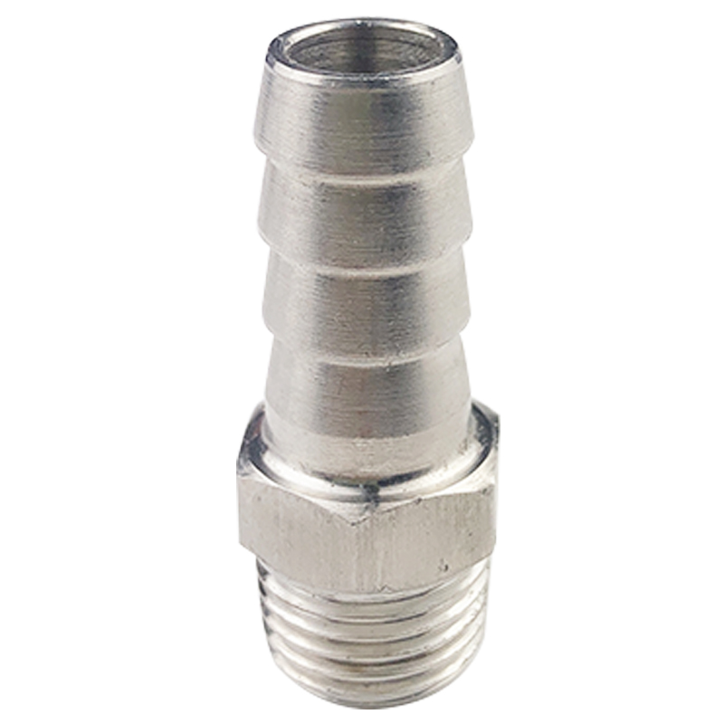 304不锈钢宝塔接头外丝六角皮管水管软管倒刺皮插竹节格林头水暖