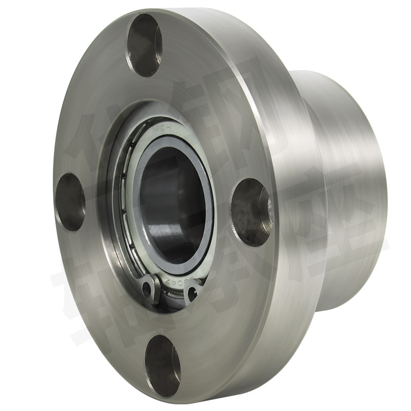 EFD圆法兰轴承座组件带轴承固定座双轴承座45钢镀镍BGRB BFP02