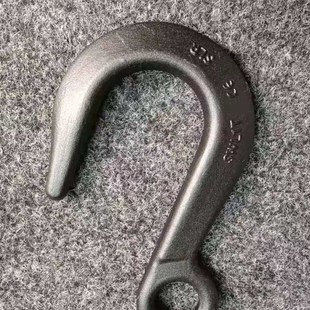 神力索具 钢管钩1T吊装钩起重吊钩眼型钩细筋钩尖嘴钩吊具索具
