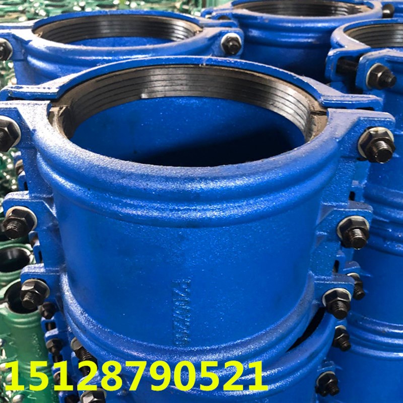 PE抢修节铁110哈夫节铸铁抢修接PE管快速接头快修200 水管哈佛160