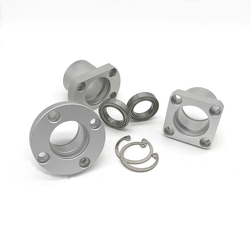 切边法兰轴承座组件支座双轴承座替代BGCBB双轴承6206固定轴承座