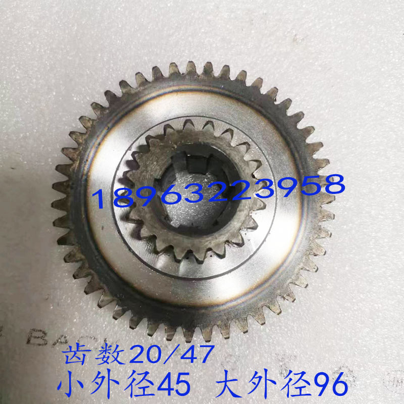 滕州钻铣床配件ZX50C/6350C机头齿轮Z47齿两档手柄内六花键齿轮