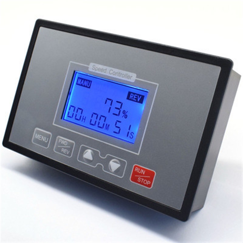 无线遥控直流电机调速器 智能液晶 定时计时 限位 手动自动10V-55