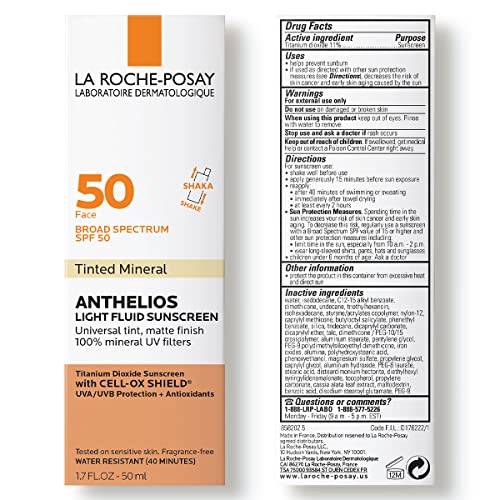 推荐La Roche-Posay Anthelios Tinted Sunscreen SPF 50  Ultra-