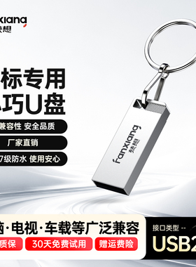 梵想金属防水u盘电脑无损招投标专用4g8g小容量车载音乐优盘F206