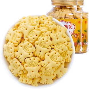 减肥解馋小零食无蔗糖鸡内金山薬调理小熊消化饼干脾胃儿童宝宝健康营养休闲食品适合下午茶搭配轻食低卡不发胖满足健身人群需求​