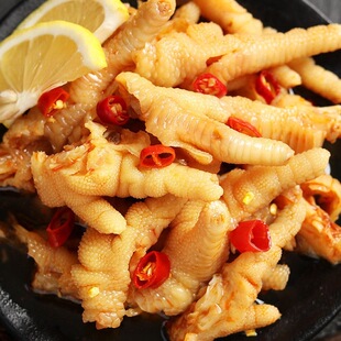 减肥解馋小零食低卡低脂肪无蔗糖0添加剂适合减脂期的食物现货网红酸辣无骨鸡爪柠檬去骨凤爪零食200g鸡脚甜辣食品下饭夜宵神器