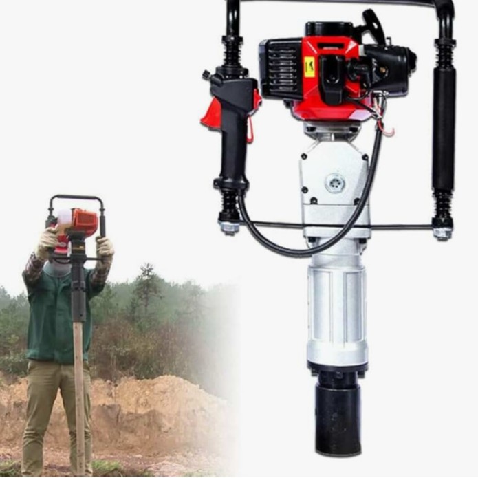 小型手持取土钻机环境检测直推式钻孔取样机土壤采样多功能取土器