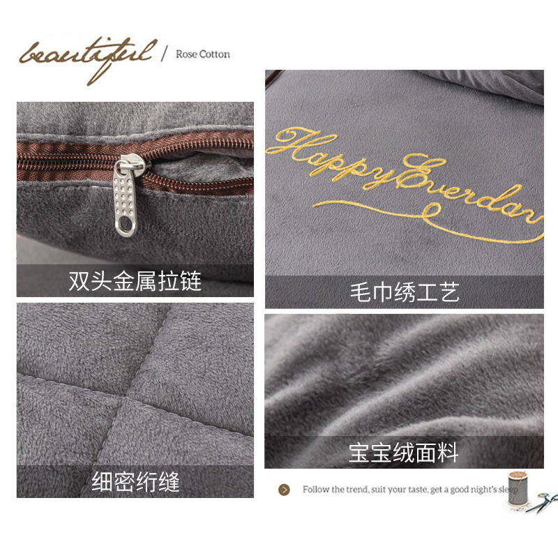 抱枕被子两c用加厚二合一折叠汽车载枕头被办Q公室午睡空调毯子靠