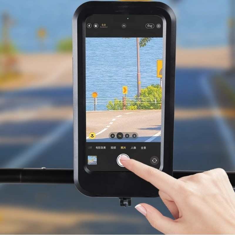 电瓶车手c机导航支架全封闭防水电动摩托车外卖骑手自行车手机支