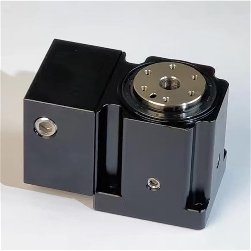 直角重载中空h旋转平台步进伺服减速机小型分度盘精密电动旋转台