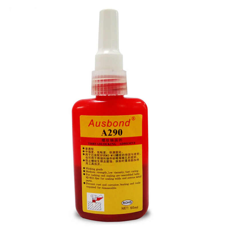 奥斯邦290液体螺丝锁固剂 螺纹防松动J金属密封中强度低粘度厌氧