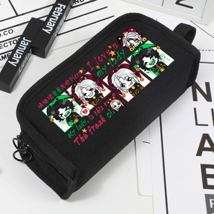 怪诞怪胎马戏团周边皮埃罗同人谷子吧唧二次元学生帆布笔袋文具盒