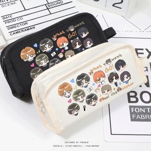 CORTIS周边小卡马丁赵雨凡金主训严成玹安乾镐同人帆布笔袋文具袋