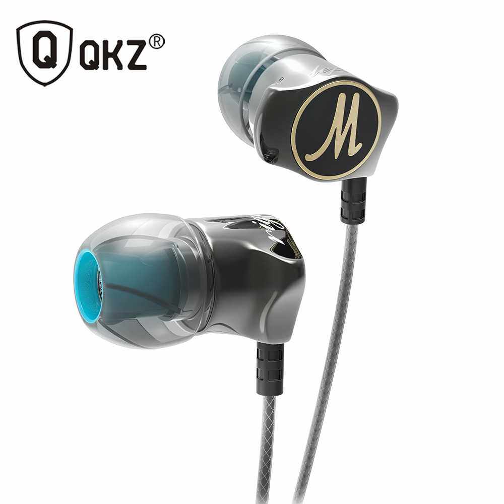 QKZ DM7耳机入耳式重低音金属带麦耳机时尚线控发烧HIFI耳