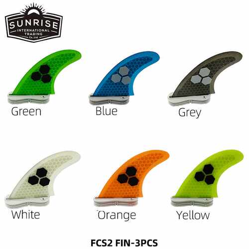 冲浪板配件尾舵 surfboard fin玻纤鱼鳍 冲浪配件M/L蜂窝尾鳍