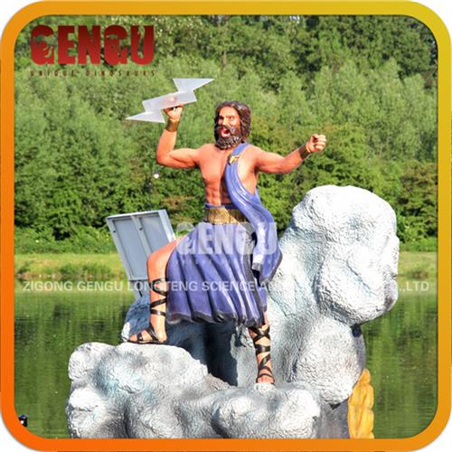 大型玻璃钢产品仿真产品定制玻璃钢产品宙斯(希腊神话)