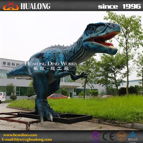 仿真恐龙模型制作硅胶仿真机械电动南方猎龙年老厂技术产品.