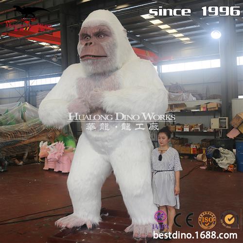 仿真电动猩猩会动会叫仿真动物模型机械白猩猩恐龙工厂设计制作.