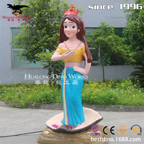 卡通海格力公主模型仙气十足可动可说话模型工厂制作游乐园商场