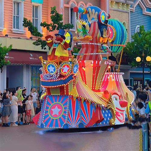 春节发光花车巡游景区嘉年华花车装扮动漫节武林大巡游彩车彩船