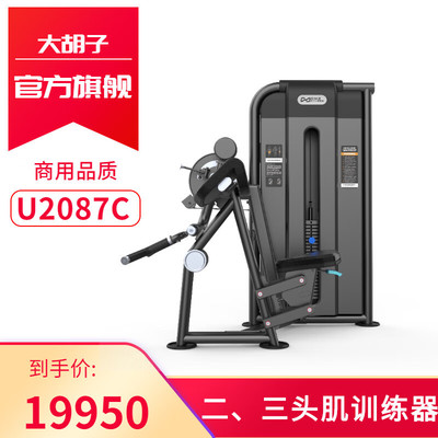 DHZ大胡子运动健身器材U2087C 二、三头肌训练器单位家用商用健身
