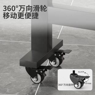 折叠桌餐桌家用小户型吃饭桌子出租屋用移动大圆桌饭桌可伸缩简约