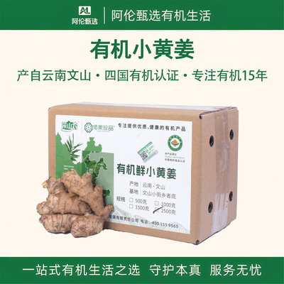 佰家珍品有机小黄姜现挖带泥水洗
