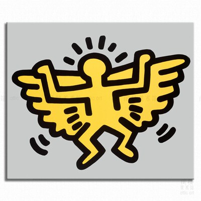 头像系列5 Keith Haring 凯斯哈K林 波普艺术装饰画简约时尚