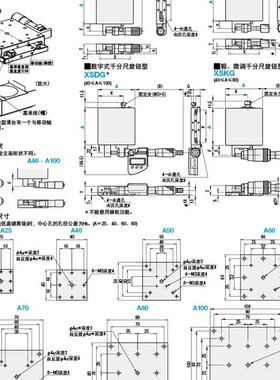 替代米思米XSCG25/XSCGs40/60/XSCG80/100高精度/直线式滚珠导轨