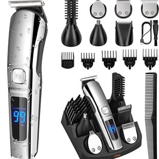 理发器电推剪多功能电动家用刀剃须套装数显推子R智能剃头体毛脱