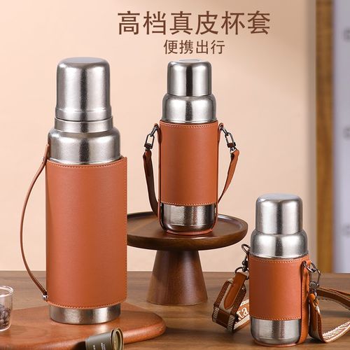 英国Bemega高档纯钛保温杯男女大容H量双层钛杯泡茶水杯子便携水