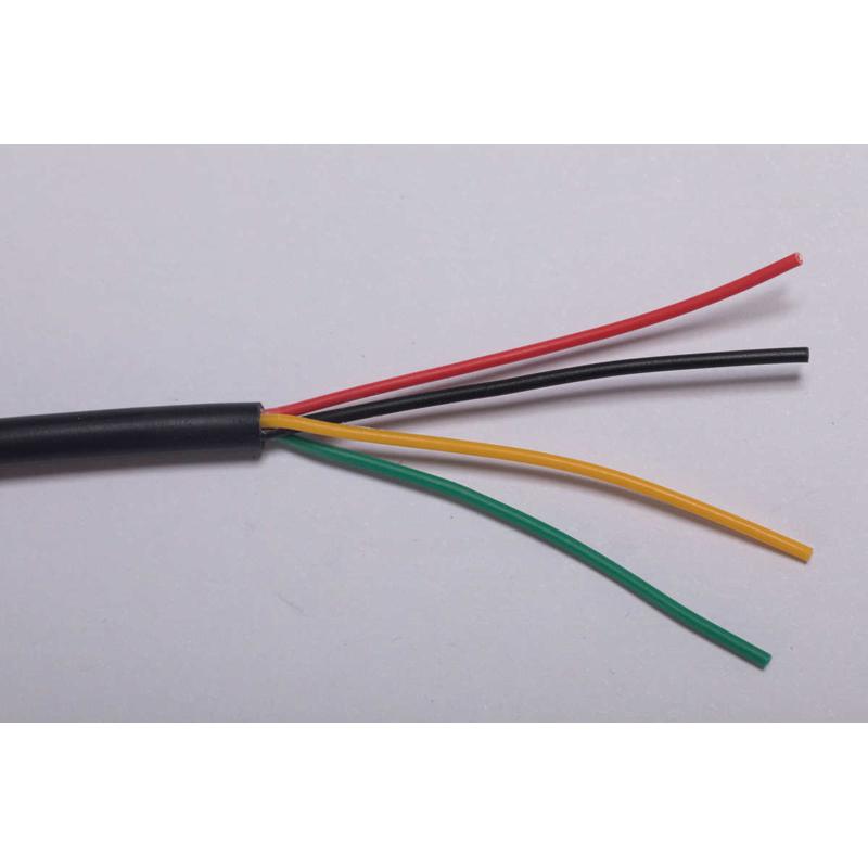 国标AVVR RhVV4芯5芯0.2/0.3/0.5平方电源信号控制护套电缆AWG线