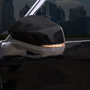 适用23款丰田ALPHARDs/VELLFIRE 40系后视镜龙鳞流水灯转向灯