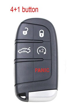 2+1/3+1/4+1 Button Smartv Remote Key Fob 433MHz for Fiat 500
