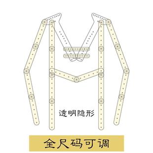 亚克力透明衣架h白底图拍摄道具挂拍衣架服装拍摄拍照专用隐形衣