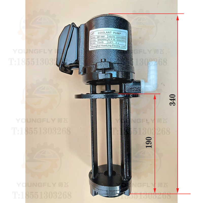 数控车床DBT-1/8HP 机床用冷却泵C380V/220V 油泵 冷却液电泵