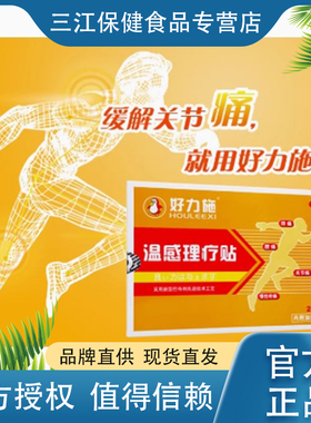 泰宝好力施温感理疗贴2贴/装颈痛腰痛关节痛慢性疼暖热贴血液循环