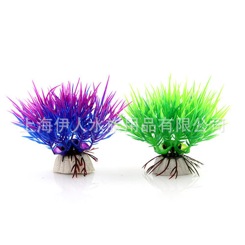 伊人厂家直销批发水族用品鱼缸水族箱造景塑料仿真水草 CX45